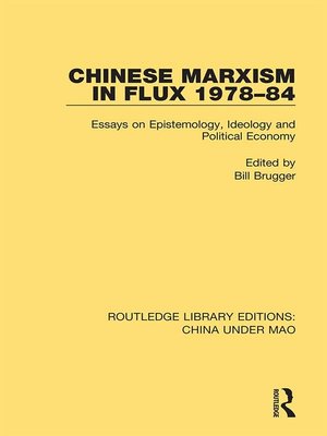 cover image of Chinese Marxism in Flux, 1978-84